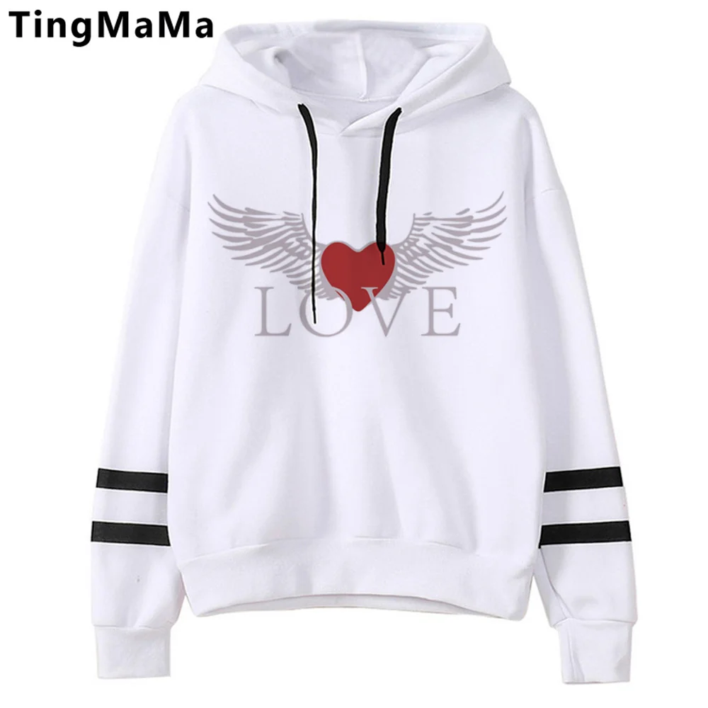 

y2k aesthetic hoodies women vintage streetwear sweat y2k anime Pullover women 90s sweater