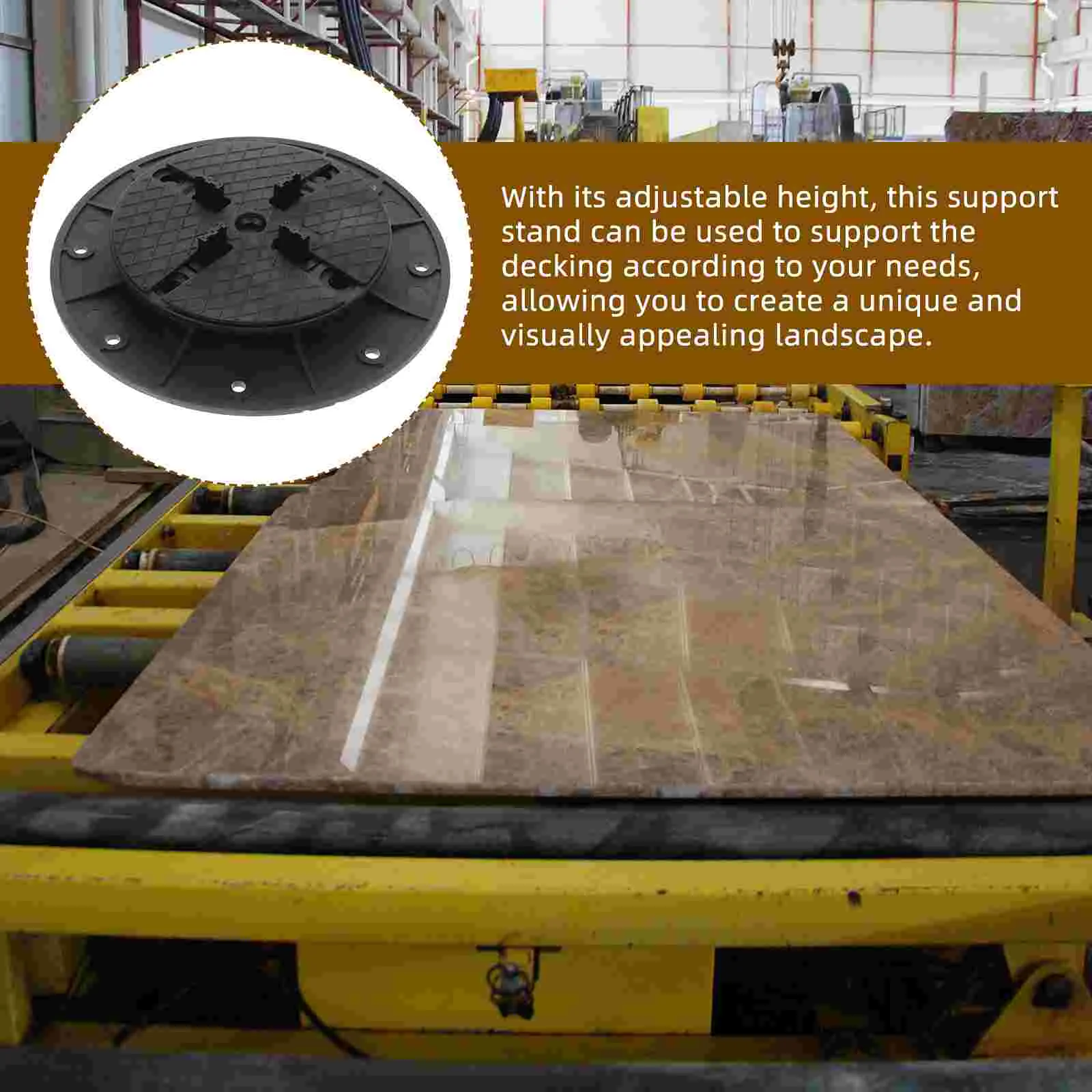 Основание для поддержки палубы регулируемая подставка пола выравнивание