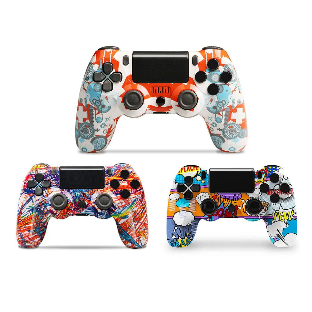 

Wireless Controller Replacement Compatible with PS4/Pro/Slim Console Gamepad Joystick for ps4 Controller Built-in Motion Motors