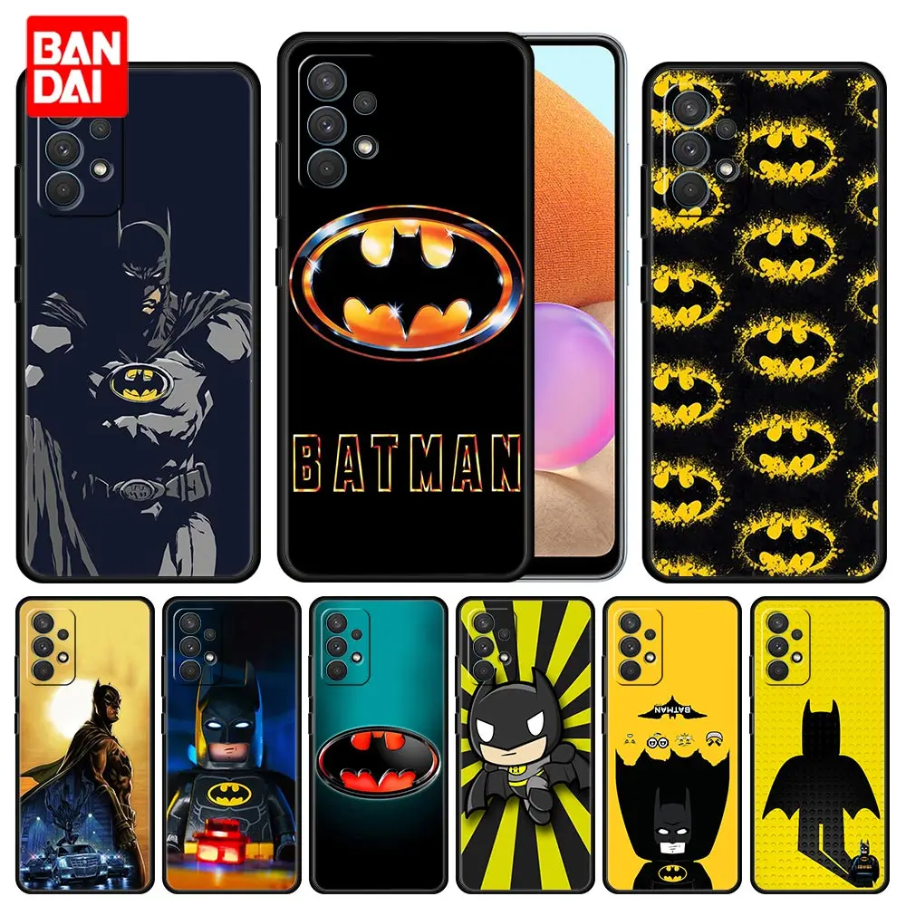 

Cover Case for Samsung Galaxy A51 A52 A03 A13 A31 A32 A50 A70 A71 Note 20 Ultra 5G Bag Capa Armor Phone Soft Official Batman