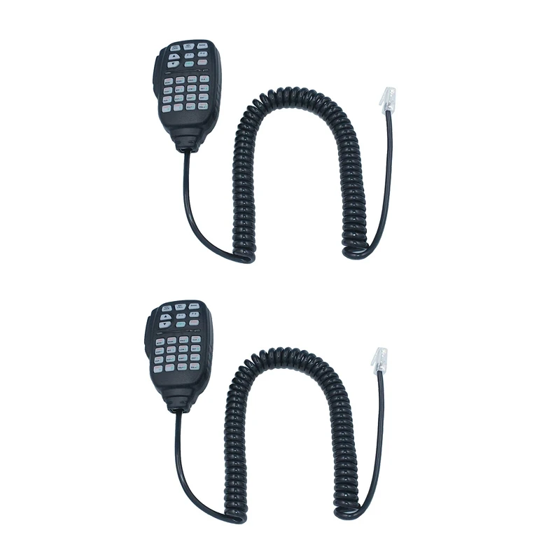 

2X HM-133 Mic Speaker Handheld Shoulder Mic For Icom Radio IC-207H IC-880H IC-2820H IC-E282 HM-133 RJ-45 IC-2725E