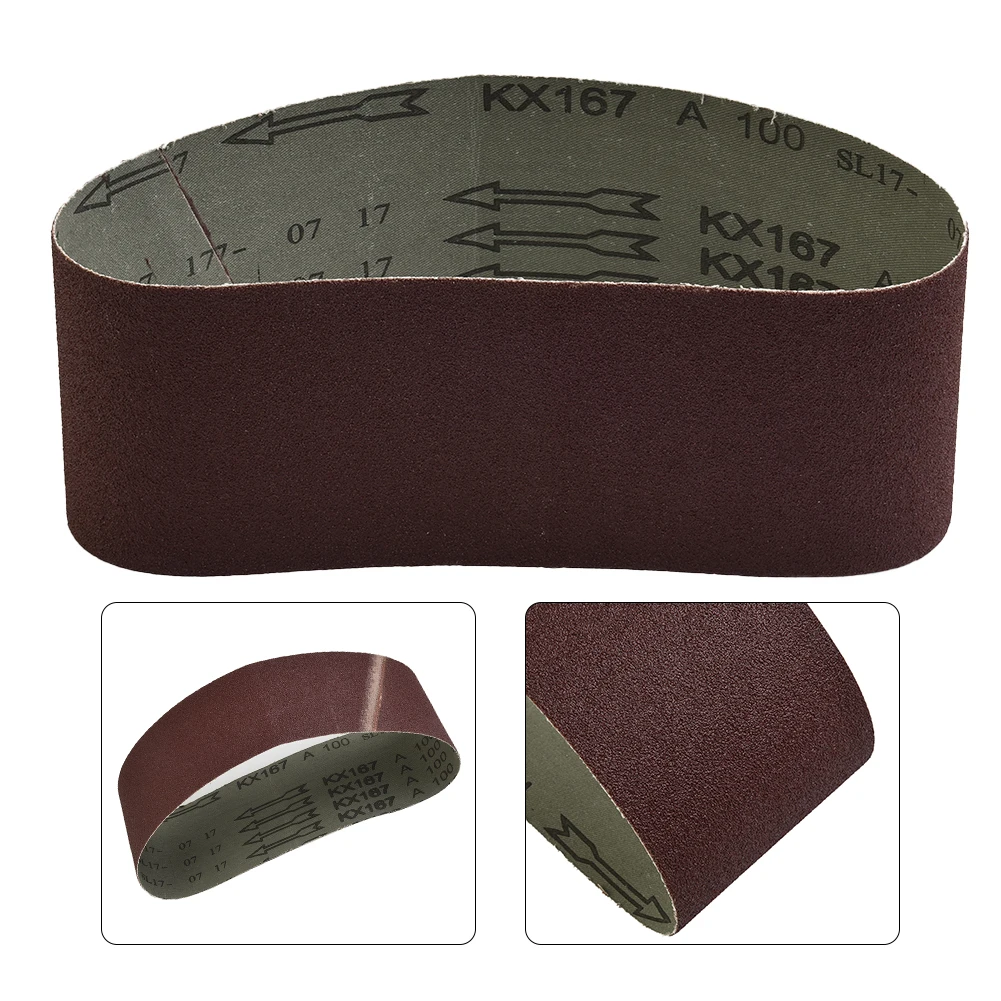 

1PC 610*100mm Sanding Belt For Belt Sander Grinding Polishing Metals Wood 80-400Grit Workshop Equipment Power Air Tool Abrasives