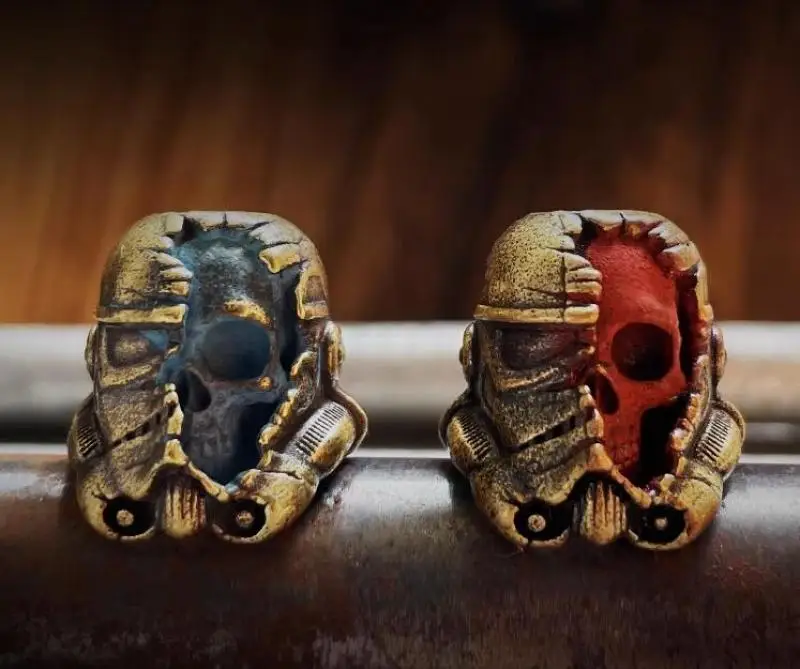 Новый чистый латунный нож из паракорда бусины подвески украшения EDC шнура сделай