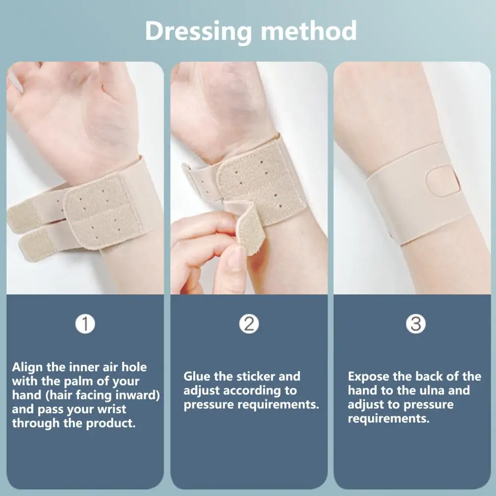 

Wristband 1 Pc/2Pcs Cozy Easy to Wear No Sweating No Trace Stretchable Sports Wrist Guard Yoga Supplies