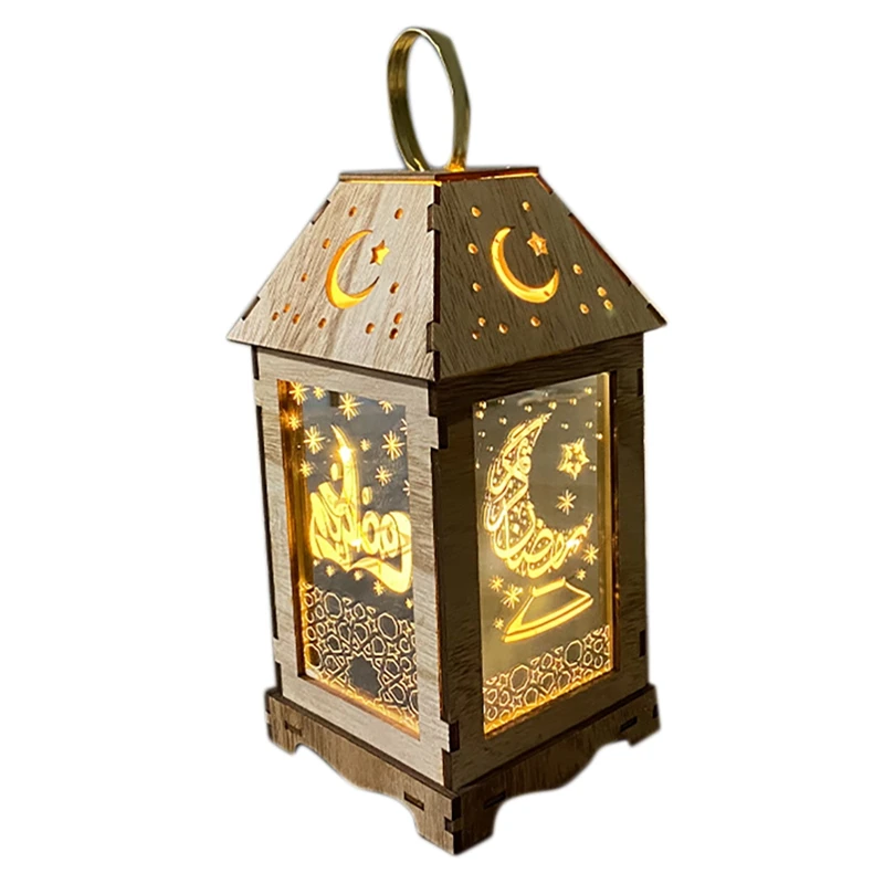 

EID Mubarak Wooden Pendant Ramadan Decoration Islam Muslim Party Decor Eid Al Adha Ramadan