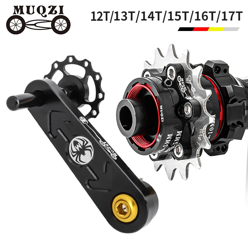 MUQZI Conversion Kit 12T 13T 14T 15T 16T 17T Single Speed Cassette Cog And Chain Tensioner For Road And MTB Bike