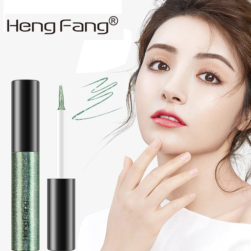 

Colorful Long Lasting Eyeliner Magic Shiny Waterproof Liquid Eyeliner Lying Silkworm White Korean Cosmetics