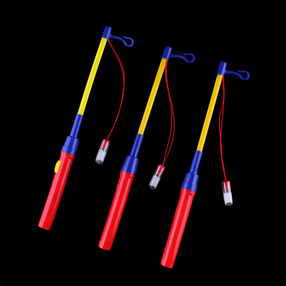 

Lantern Pole Lanterns Kids Led Stick Handle Paper Rod Electronic Light Lighted Chinese Portable Lights Party Hanger Hanging Hand