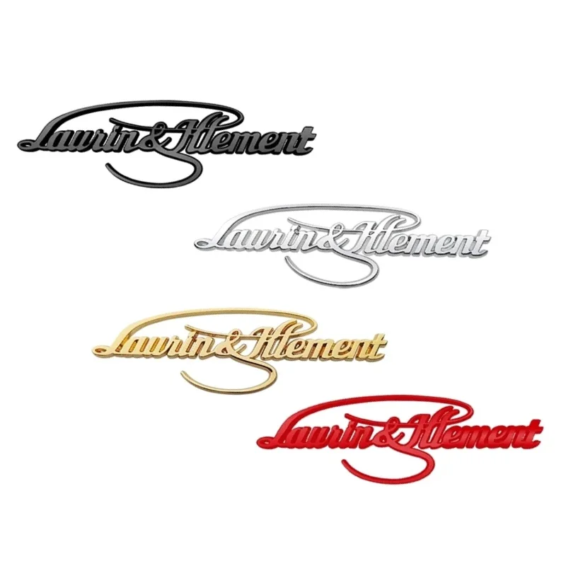 Боковая наклейка на багажник автомобиля для Skoda Laurin &amp Klement Logo Octavia Rapid Kodiaq Kamiq Karoq