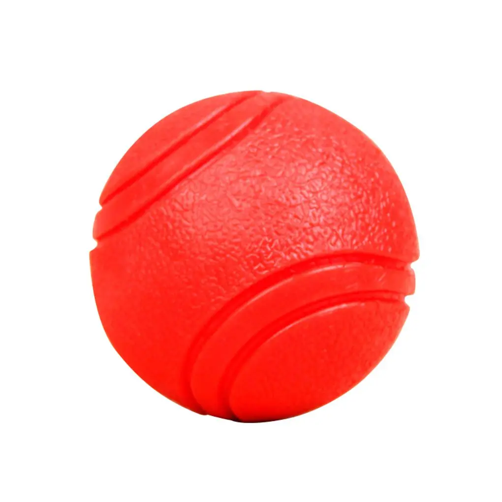 

Solid Rubber Pet Dog Ball Training Teeth Chewing Bitting Elastic durable Portable Pet Toys 4.5cm
