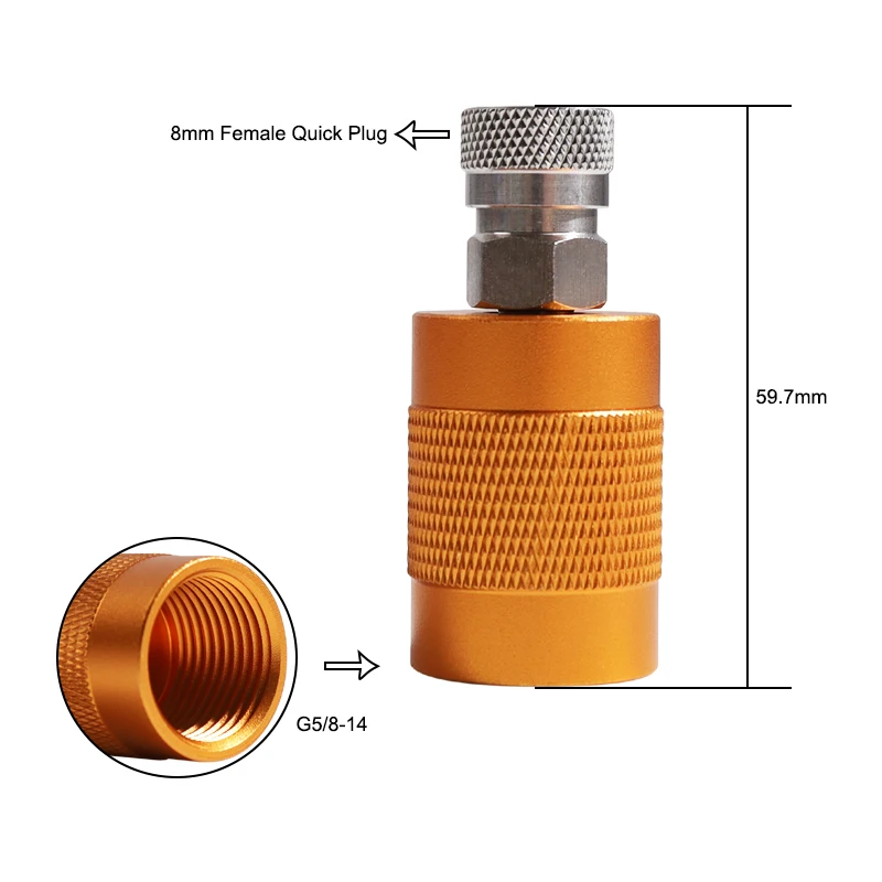 

TUXING G5/8 золотой адаптер для зарядки клапана