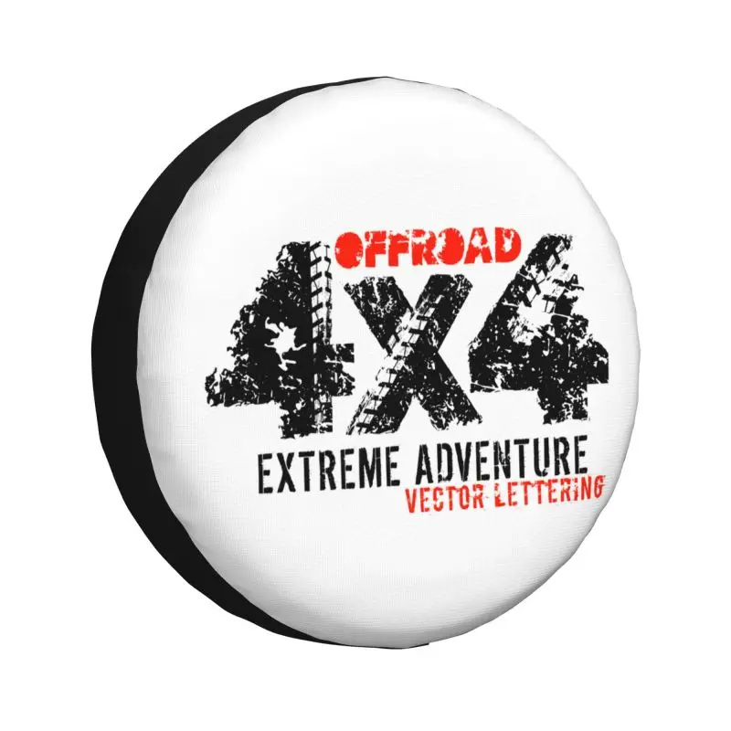 

Extreme Off-Road Tire Cover 4WD 4x4 RV Adventure Sport Spare Wheel Protector for Toyota Land Cruiser Prado 14" 15" 16" 17" Inch