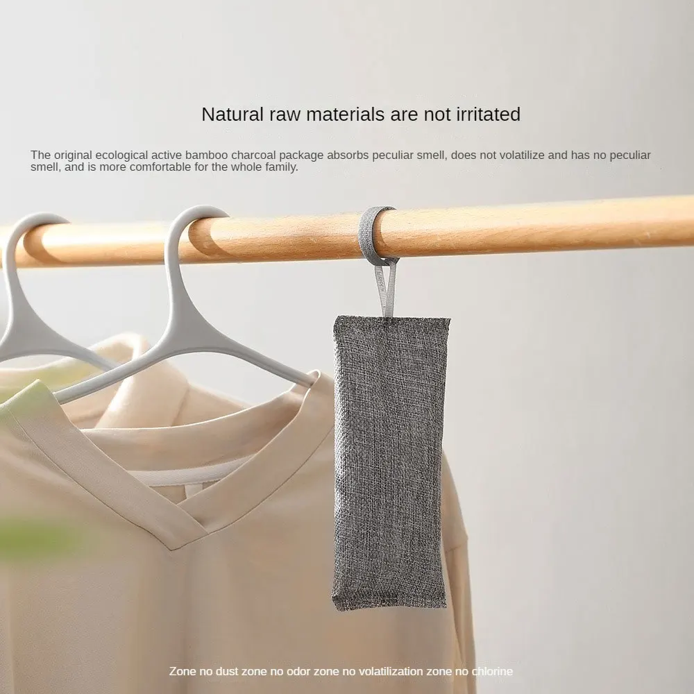 

Absorption Formaldehyde Wardrobe Odor Removal Carbon Bag Recycled Bamboo Charcoal Bag Strong Adsorption Force Purified Air Bag