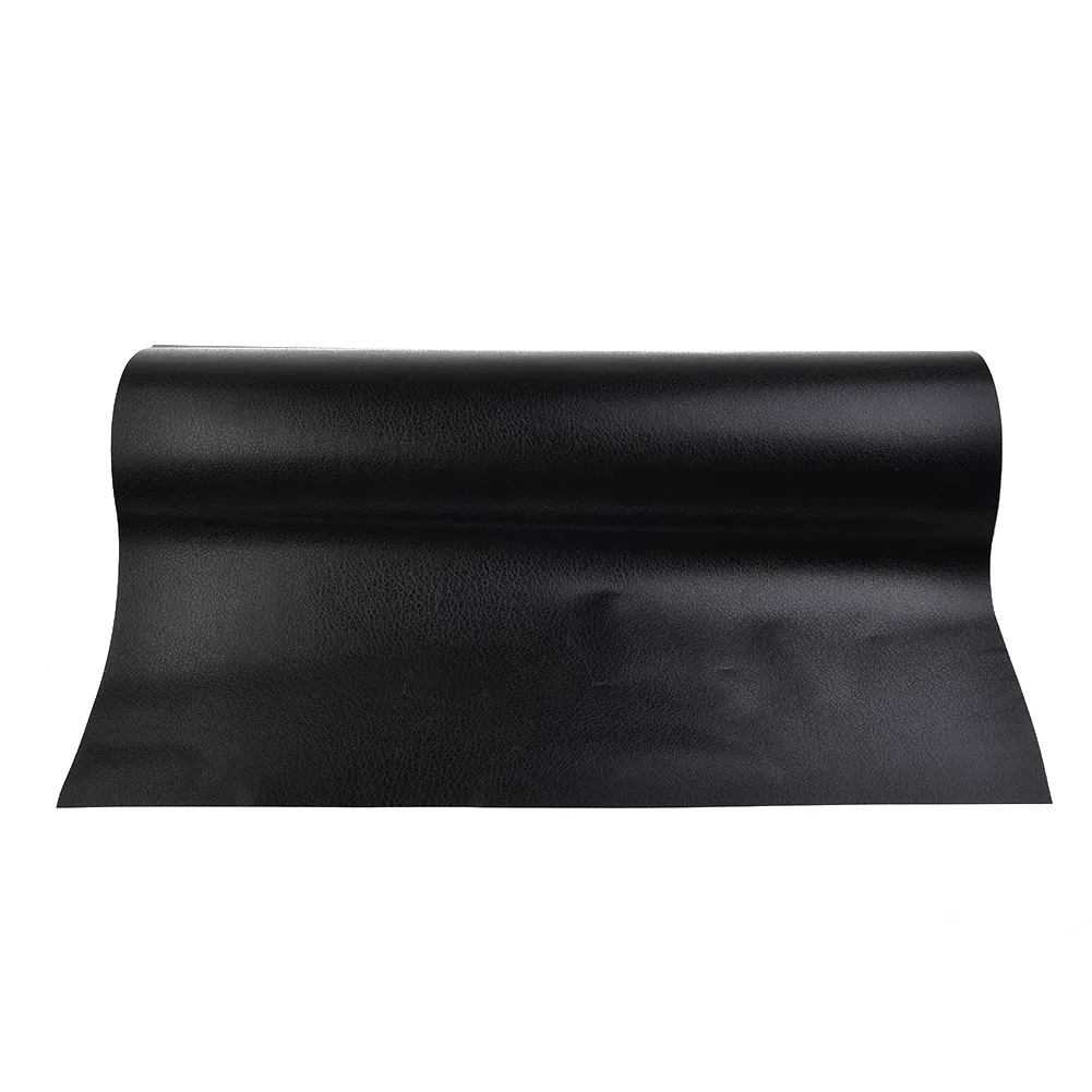 

Skin 30cm*100cm Durable Fashion 12\" x 40\" Grain Leather Textured Interior Sticker Black Wrap PVC Tool Replaces New