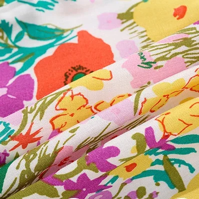 Комплекты детской одежды Кружевной топ без рукавов с цветочным принтом + широкие