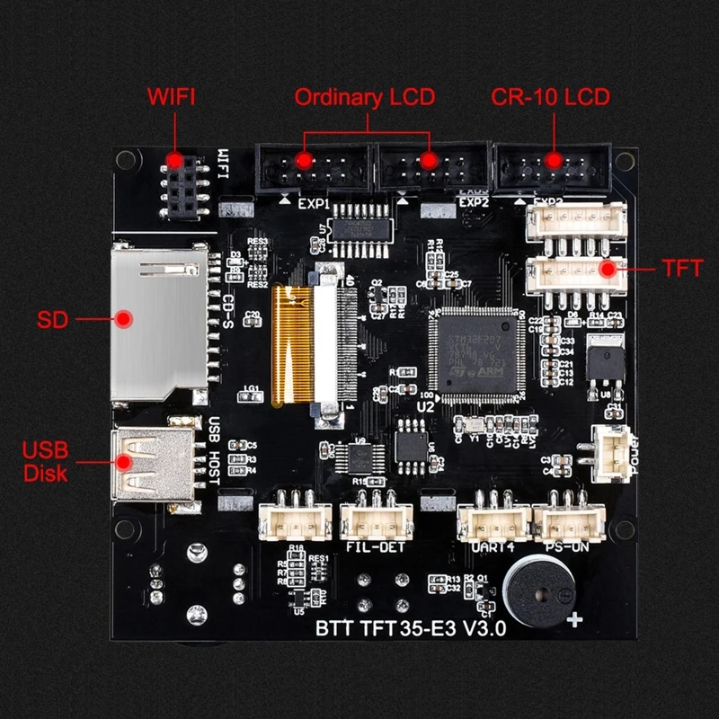 TFT35 E3 V3.0 дисплей с сенсорным экраном 12864 LCD модель для платы 3D-принтера SKR V1.3 MINI PRO
