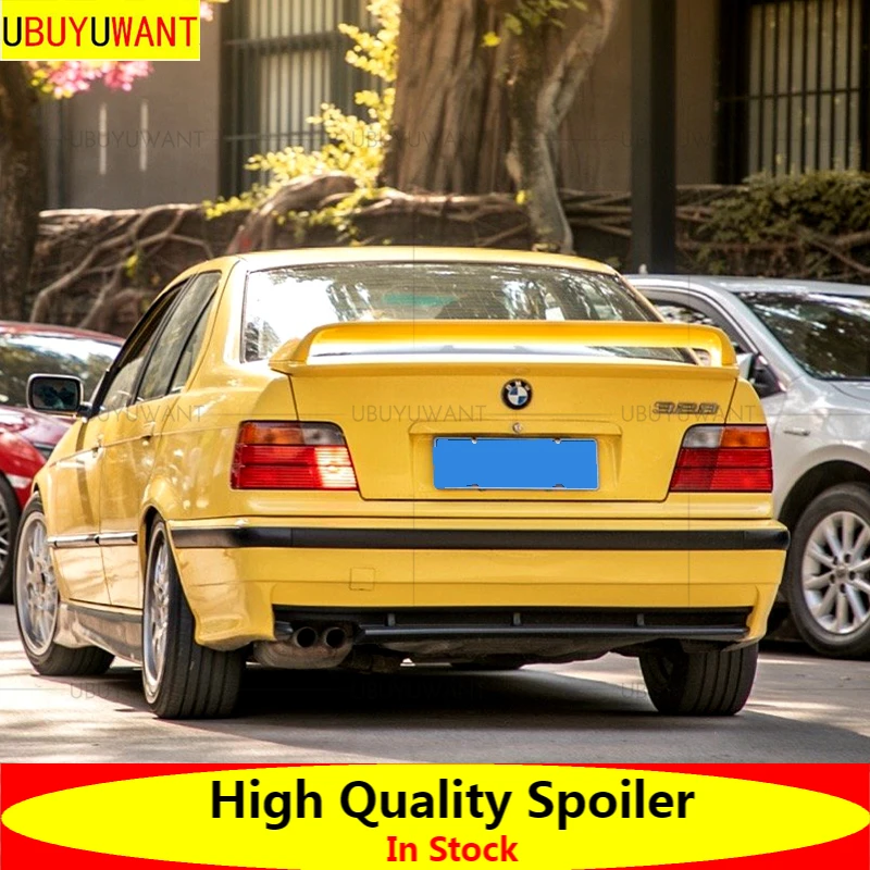 

Задний спойлер для багажника BMW E36 M3 GT Sedan Coupe 1990 91 92 93 94 95 96 97 98 99 2000 углеродный черный красный