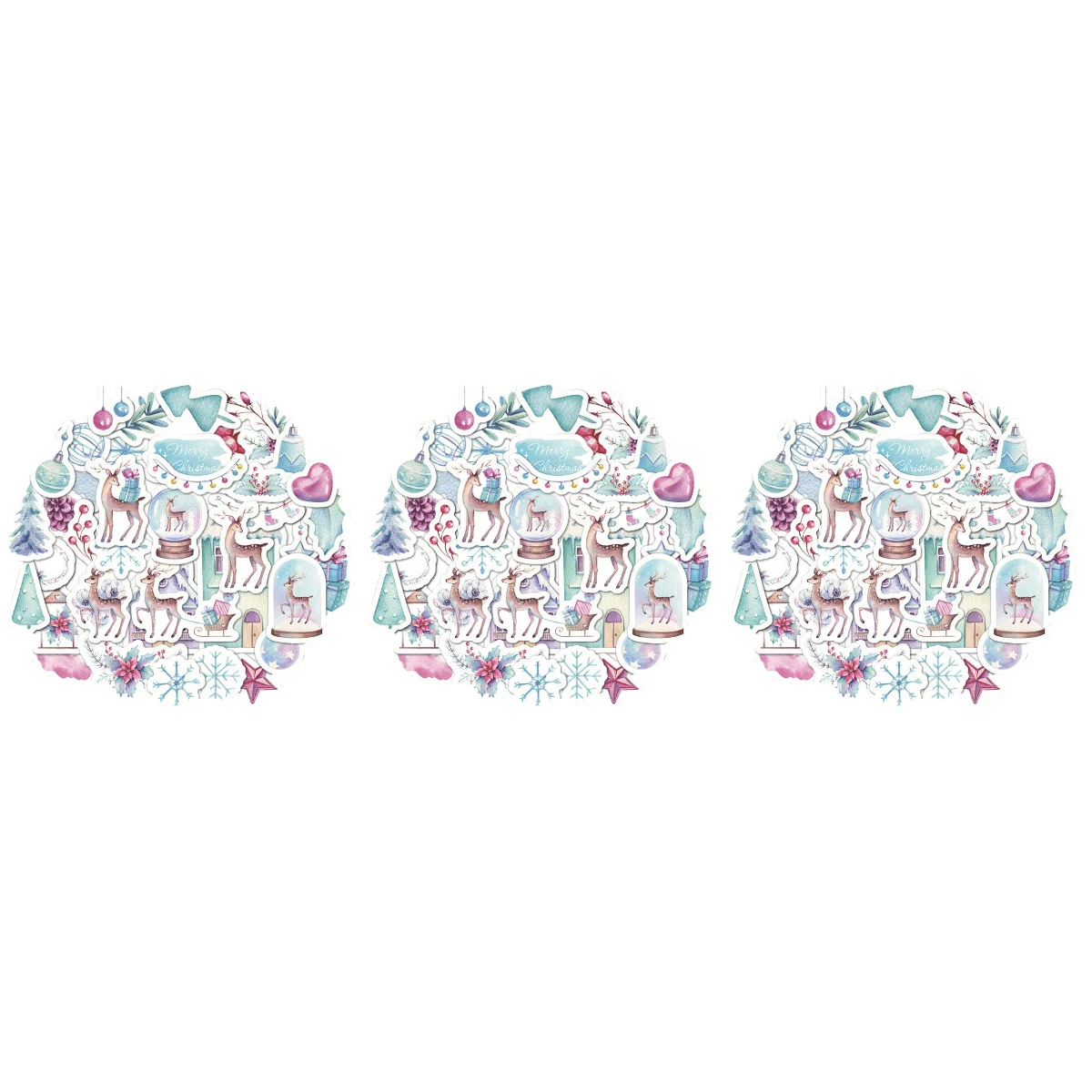 

Stickers Christmas Sticker Forstationery Style Painting Hand Set Washi Scrapbooking Graffiti Scrapbook Makingmerry Envelopes