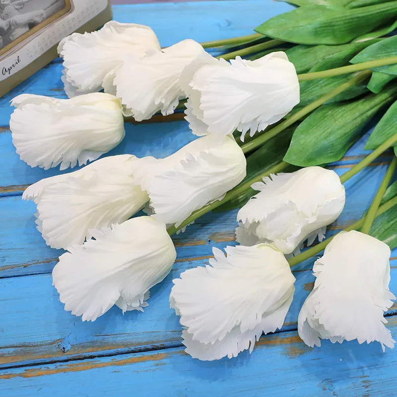5 шт. увлажняющий большой тюльпан настоящий сенсорный искусственные цветы