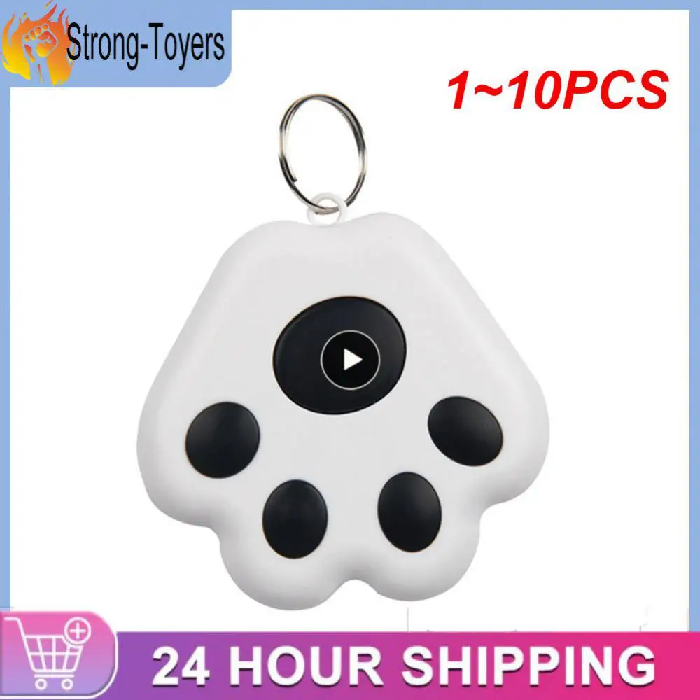 

1~10PCS Wireless Pet Tracer Smart GPS Anti Lost Keychain Dog Cat Locator Kids Alarm Tag Finder Key Collar Tracker Accessories