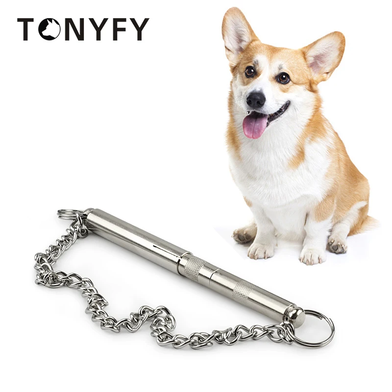 

Pet Whistle Long Brass Adjustable Obedient Whistle Can Adjust Sound Waves Dog Whistles Dogs Train Whistle Household Pet Supplies