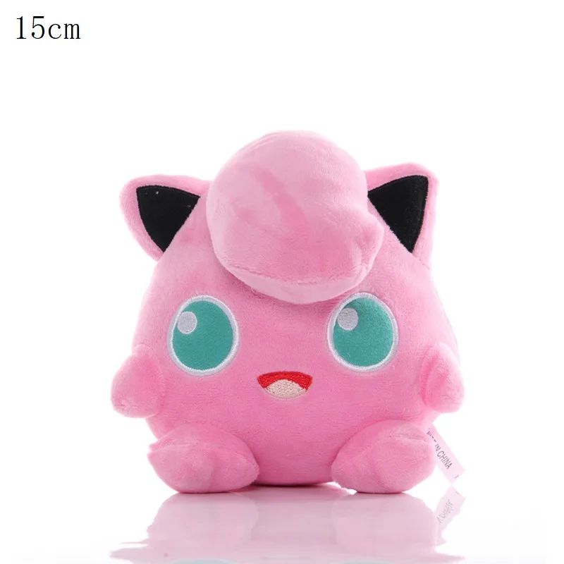 Pink Pokémon Cleffa Clefairy Pikachu Igglybuff Squirtle Plush Toys 20cm Cute Wigglytuff Chansey Blissey Vulpix Doll Xmas Gifts