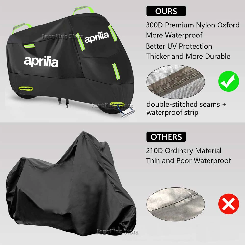 Водонепроницаемый чехол для мотоцикла Aprilia RSV4 RS660 RS4 RS125 Tuono V4 APR GPR150 125 250