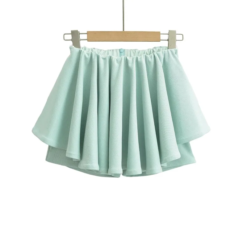 Плиссированная эластичная женская модная юбка с высокой талией Y2k пикантная