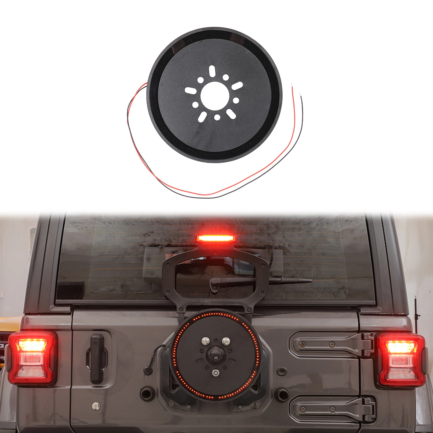 

Задний запасной тормозной фонарь JL для Jeep Wrangler TJ JK Liberty 2007-2012 Jimny 2007-2017, внешний аксессуар для автомобиля