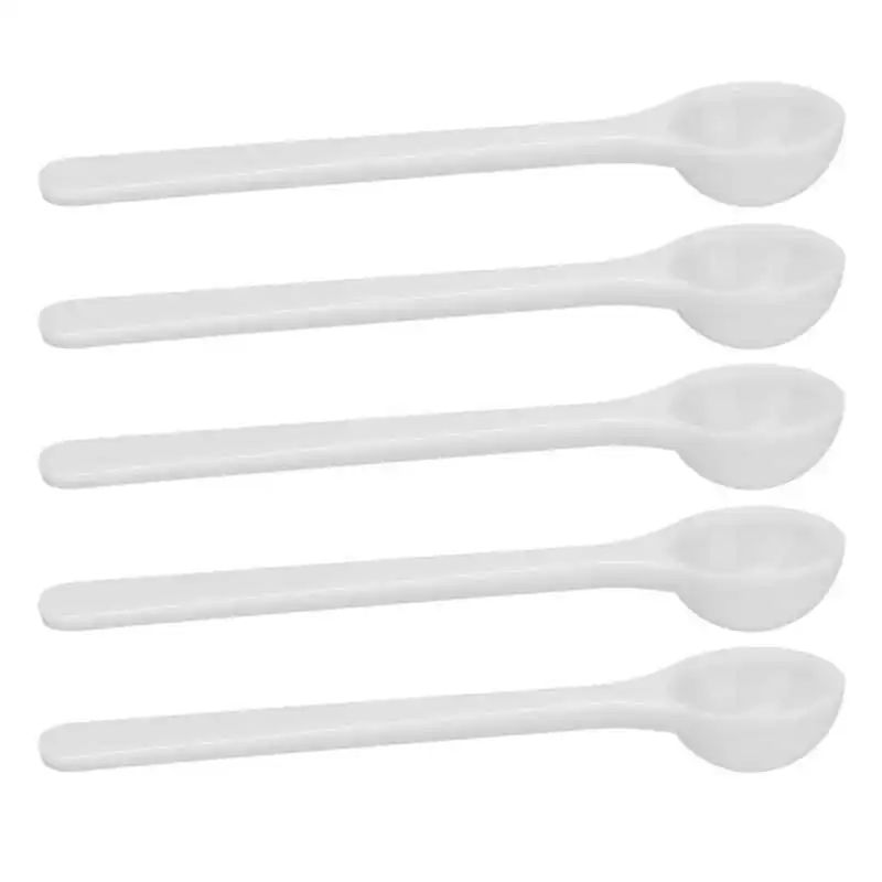 

Set Of 100 PCS Plastic Fertilizer Spoon 2ml/1g High Temperature Resistance Measuring Spoon For Gardening