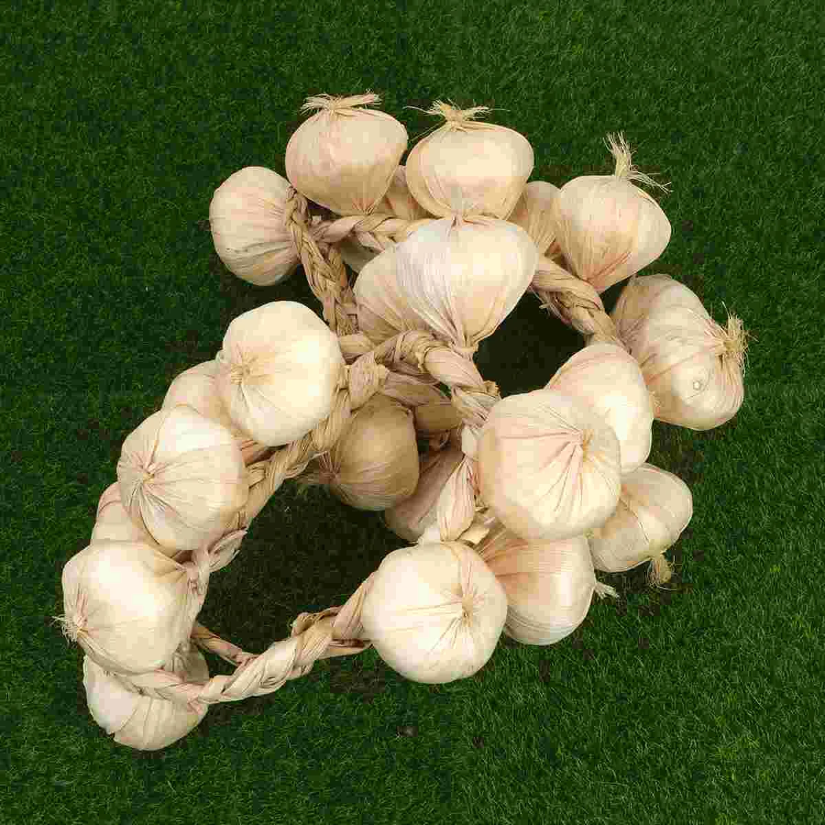 

Garlic Artificial String Fake Hanging Vegetable Decor Vegetables Strings Model Decoration Props Lifelike Foodsimulation
