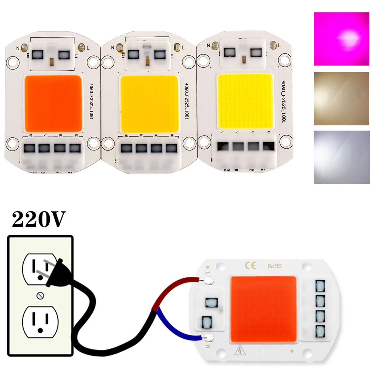 

Светодиодный чип COB лампа YZZ6491 20/30/50 Вт 220В