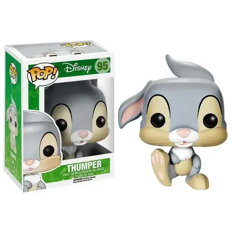 Фото Новые фигурки Funko Pop на тему Диснея: Бэмби 94 #   Тампер 95 # Цветок 96 #   Робин Гуд 97 # Сэр Хисс 99 # Коллекционные виниловые фигурки-модели №4