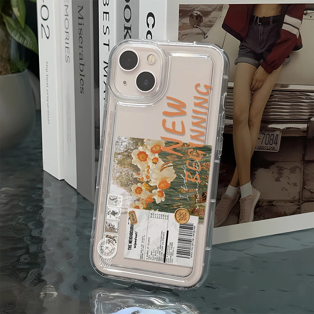 

Advanced Ins Style Phone Case For IPhone 14 Plus 13 12 11 Pro Max 7 8 Plus Se 2020 2022 X Xs Xr Soft Silicone Funda Cover Case