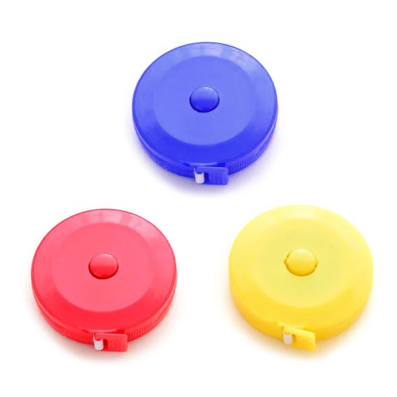 

Soft Tape Measure Double Scale Body Tape Measuring Retractable for Tailor Sewing DIY Crafts Cloth Waist Body Drop Shipping
