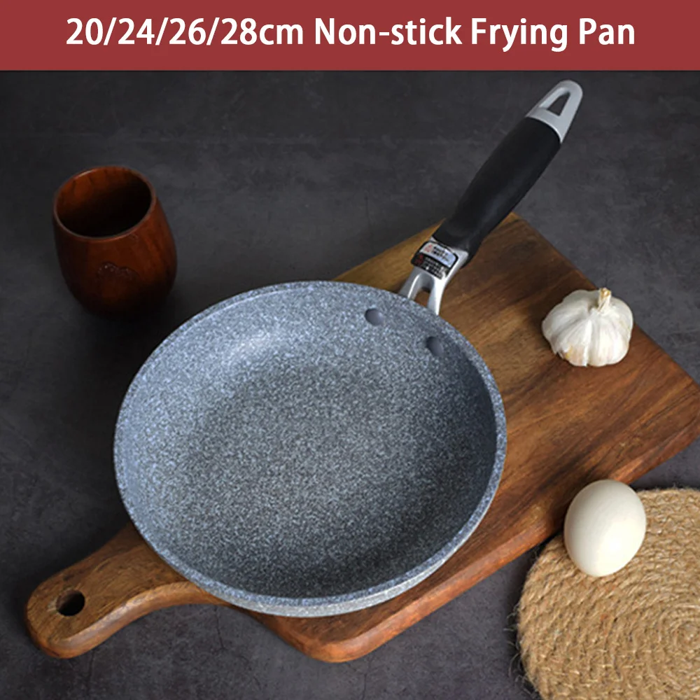 

Frying Pan 28/26/24/20cm Wok Pan Non-stick Pan Skillet Cauldron Induction Cooker Frying Pans Pancake Pan Egg Pan Gas Stove Home