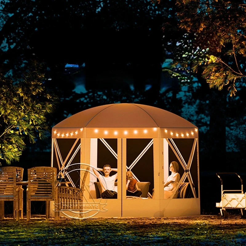 Уличная семейная искусственная палатка на 5-8 человек полностью автоматическая