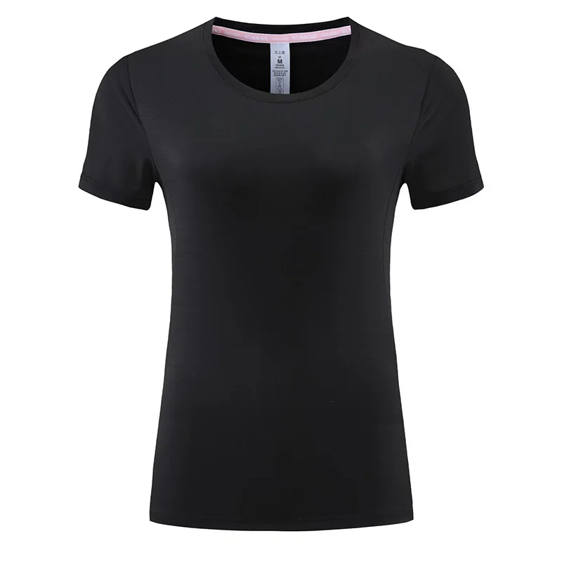 Yoga Run Clothes Breathable Sport Quick Dry Women Workout Shirts Traning Gym Blouse Outdoor Active Slim Short Sleeves