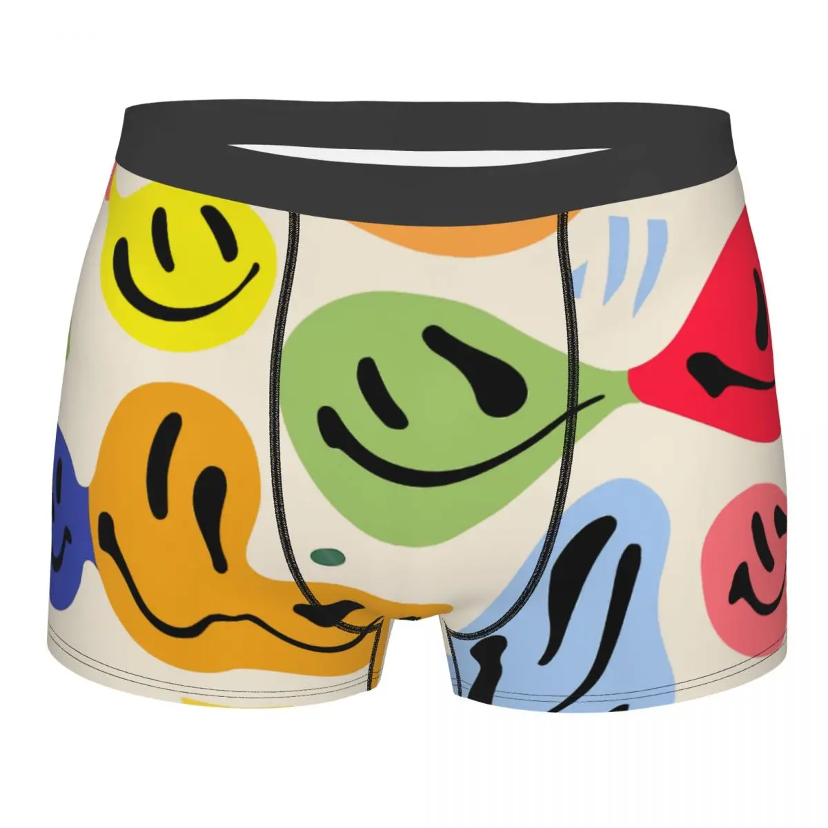 

Smileyfy Colores Pop Art Man's Boxer Briefs Breathable Funny Underwear High Quality Print Shorts Birthday Gifts