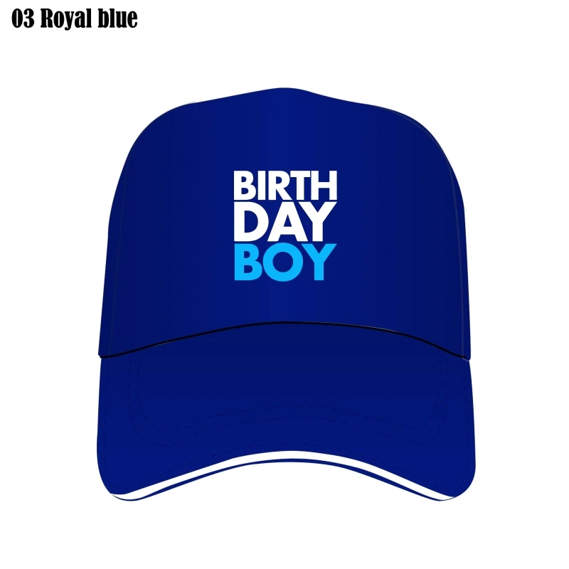 

Birthday Boy Blue Celebration Party Bill Hats Hats Bill Hats Fashion Caps Baseball Cap Cotton Men Preppy Style