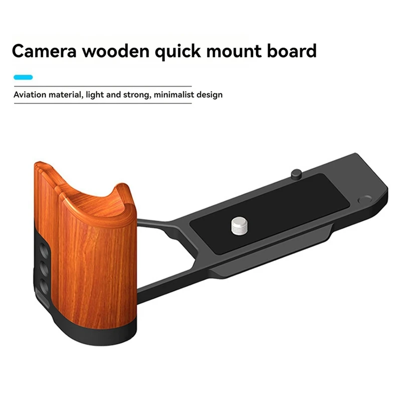 L-образный кронштейн для камеры деревянная ручка Nikon ZF опорная пластина штатив