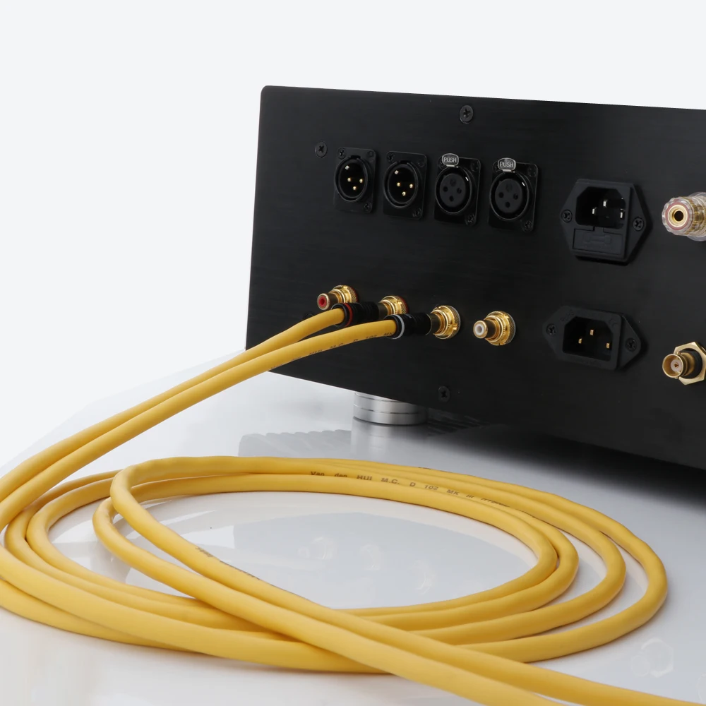 Brand new Hifi Audio D102 MK III Silver Plated Rca interconnect Cable with Gold RCA Plug | Electrical Socket &amp Plugs Adaptors