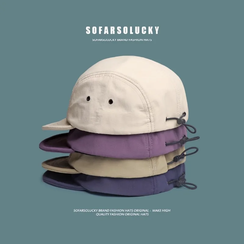 Американская короткополая бейсболка в стиле ретро летняя тонкая быстросохнущая