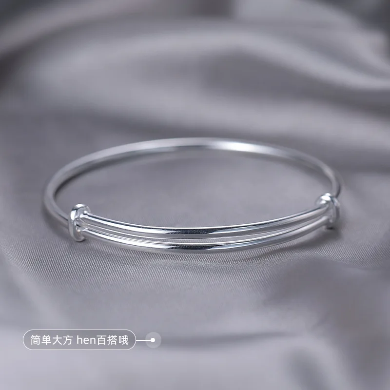 

New Fashion 925 Sterling Silver Simple Bracelet Charm Temperament Bracelet Birthday Party Gifts For Women's Fine Jewelry