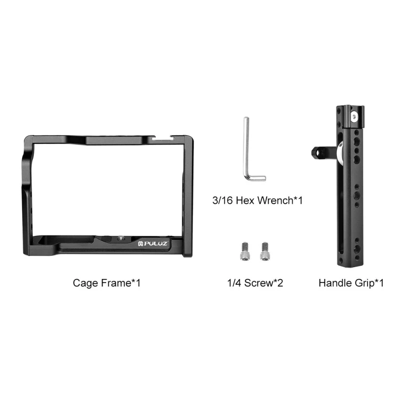 PULUZ профессиональная защитная клетка из алюминиевого сплава для видеокамеры с