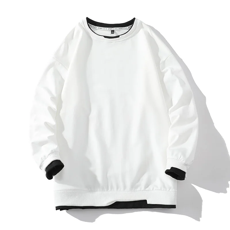 2022 Essential Supreme Hip Hop Pullovers Female Solid Freestyle Streetwear Baseball Sporty Shirt