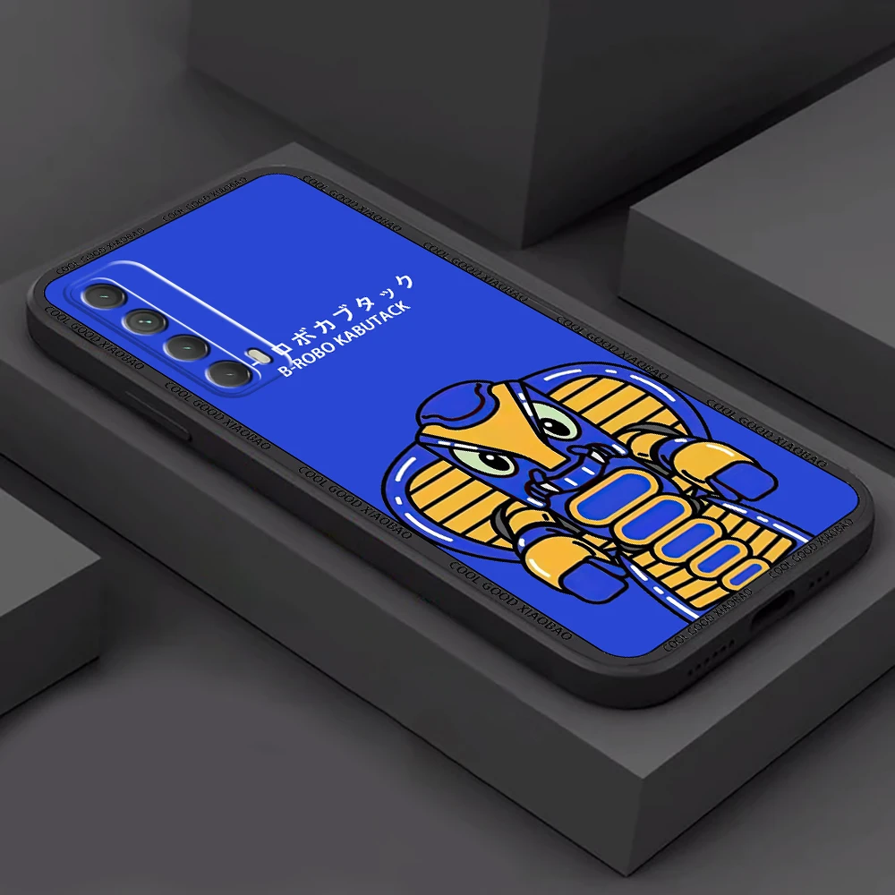 

B-Robo Kabutack Phone Case For Huawei Huawei P30 P40 Lite P20 Pro P Smart 2021 2020 2019 Z Liquid Silicon Silicone Cover Soft