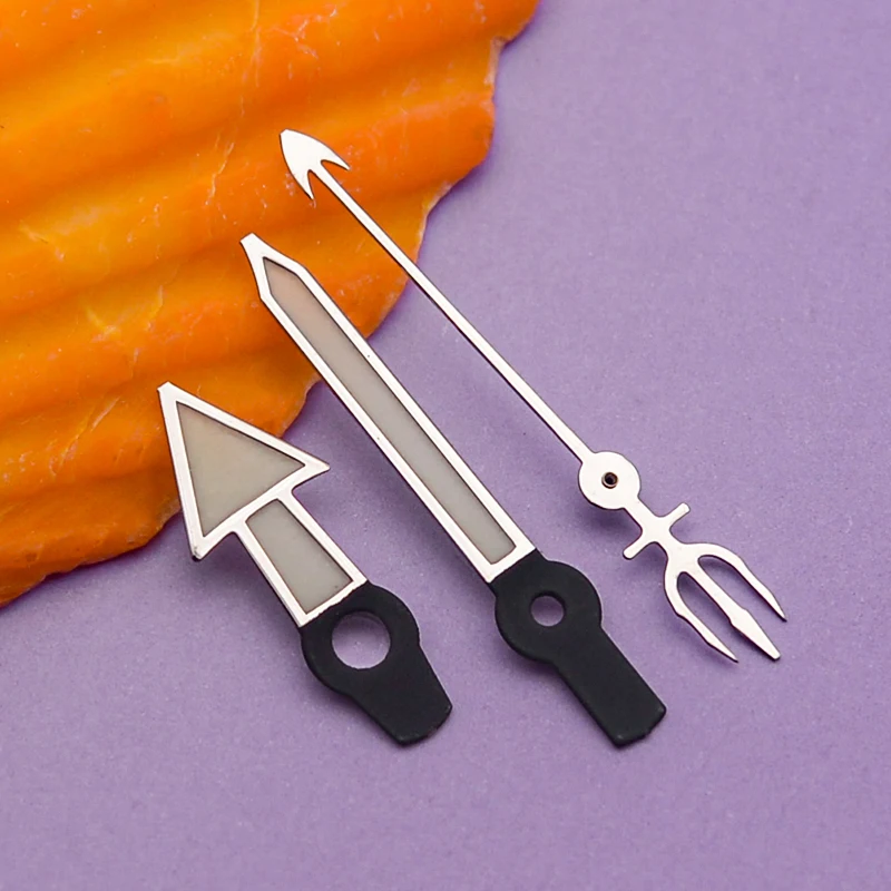 

Watch Hands Trident Second Hand C3 Super Green Luminous Fits 7S26 NH36 NH35 Movements For SKX007 SKX009 SRPD Watch Repair Parts