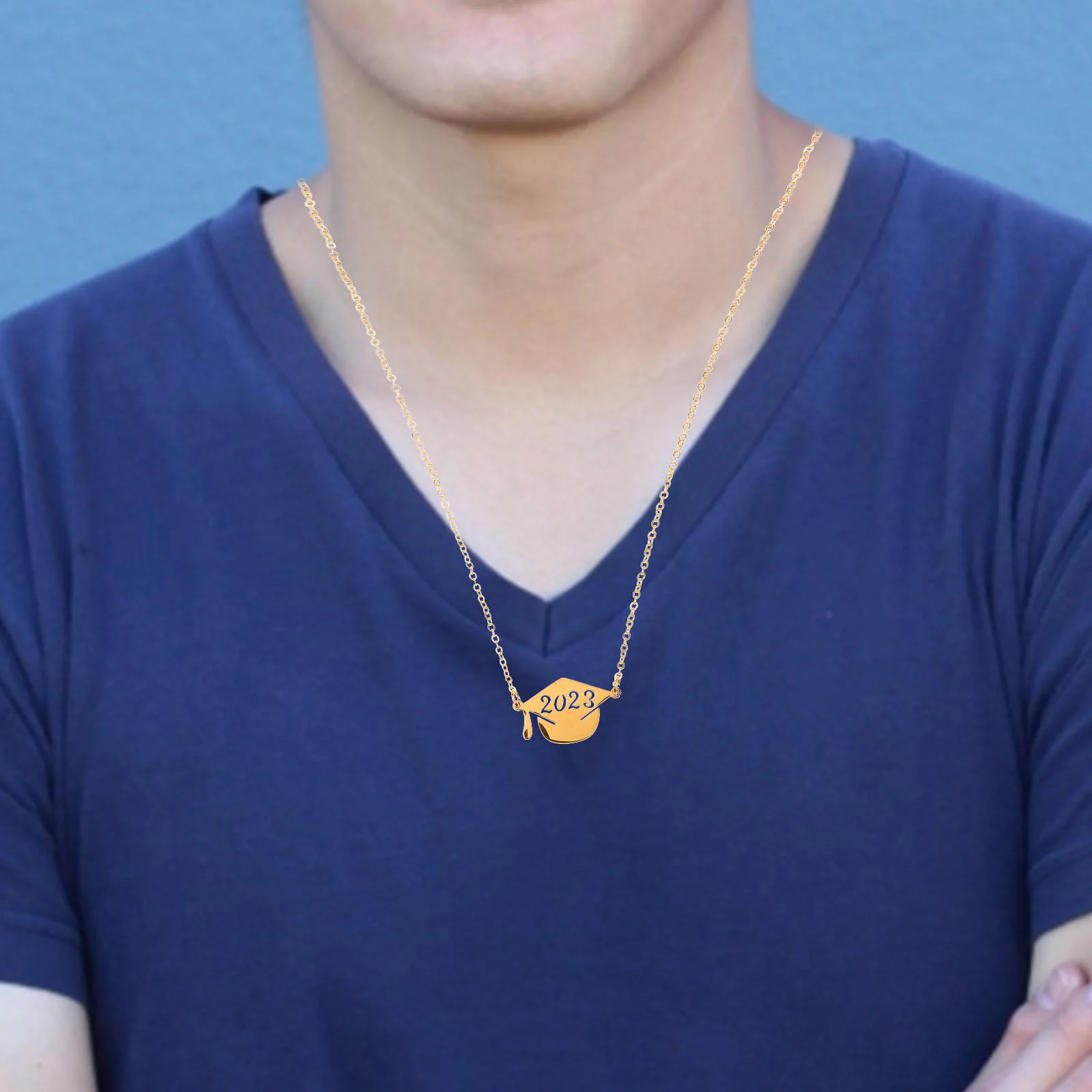 Chic Graduation Themed Design Necklace Necklace Pendant Jewelry Doctoral Hat Necklace