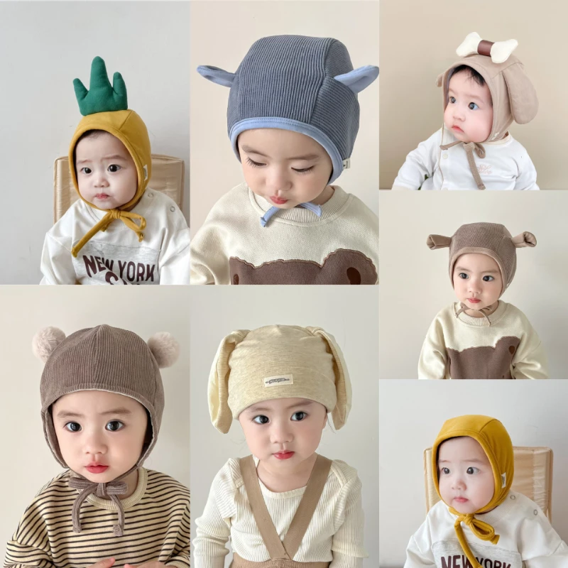 Фетальная шапка для новорожденных Осень-зима